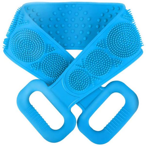 2 X Silicone Back Scrubber For Shower Silicone Bath Body Brush Easy To Clean Exfoliating Silicone Bath Body Brush Silicone Body Scrubber For Women - Image 8