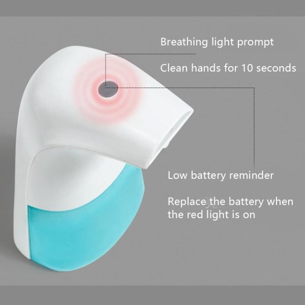 250ML Kitchen Automatic Home Infrared Motion Sensor Pump Soap Dispenser Smart Foaming ,White Transparent - Image 4