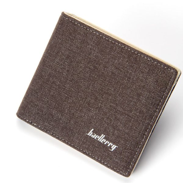 Baellerry Slim Coin Money Card Holder Canvas Pocket Men Wallet - Image 13