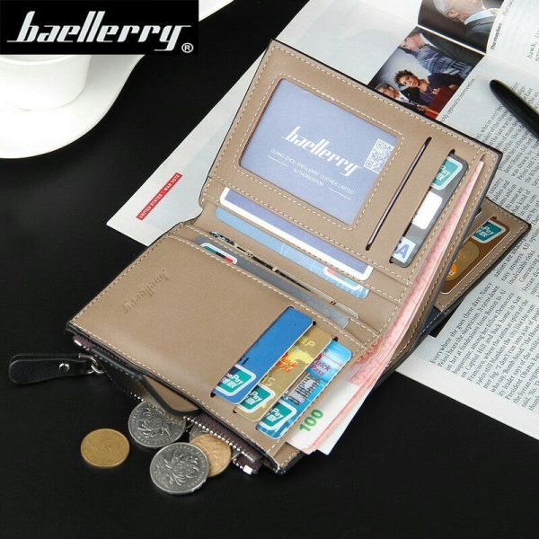 Baellerry Short Vertical Wallet for Men - Image 2