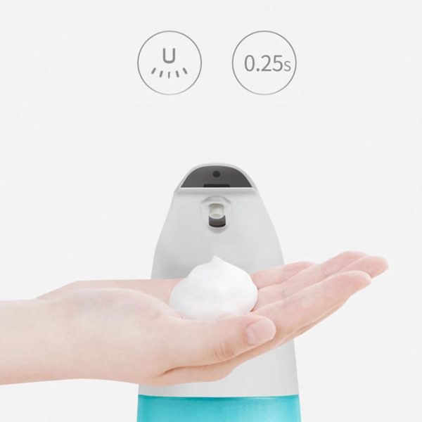 250ML Kitchen Automatic Home Infrared Motion Sensor Pump Soap Dispenser Smart Foaming ,White Transparent - Image 2