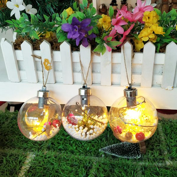 Christmas Tree Transparent Decorative Ball - Image 3
