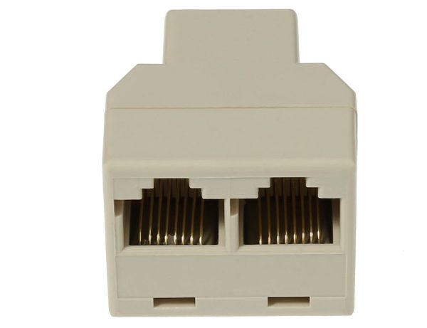 3pcs / Pack RJ45 CAT5 Ethernet Cable LAN Port 1 to 2 Socket Splitter Connector - Image 4