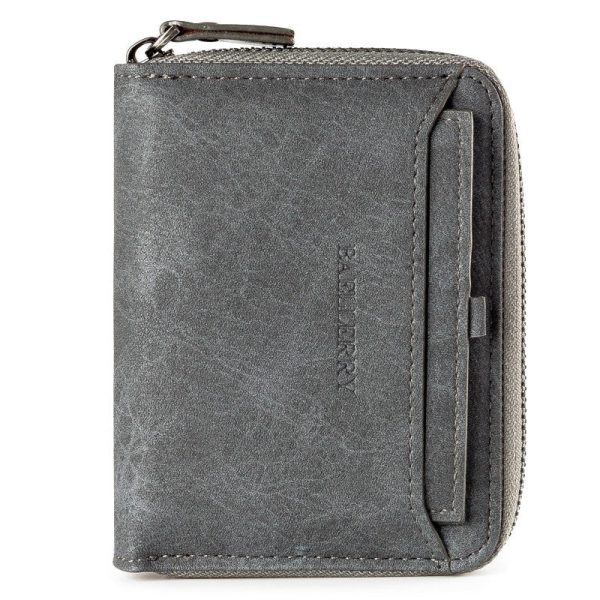 Baellerry New Men Wallet Short Section Soft PU Leisure Folder Bag - Image 5