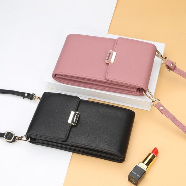 Baellerry Leather Multi-function Women Crossbody Clutch Bag - Image 12