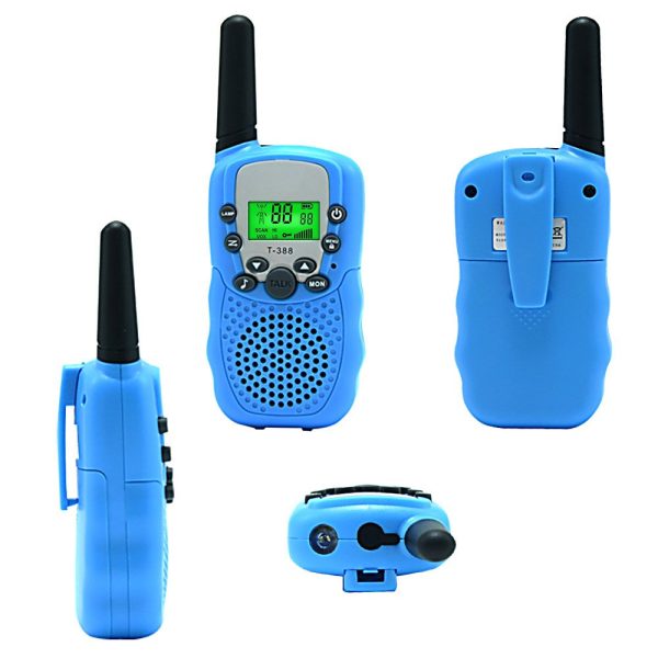 2PCS T-388 Kids Walkie Talkie Travel Handheld Kids Portable 3 Miles Range 22 Channels - Image 3