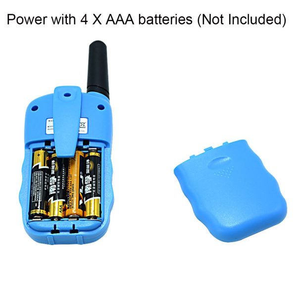 2PCS T-388 Kids Walkie Talkie Travel Handheld Kids Portable 3 Miles Range 22 Channels - Image 4