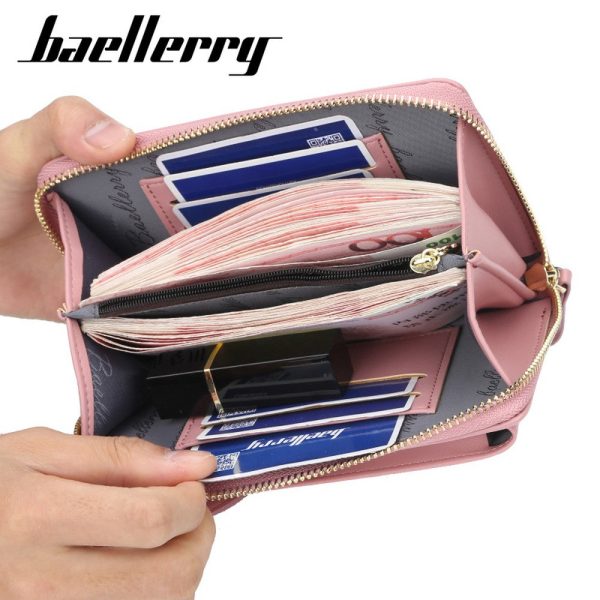 Baellerry New Leather Multi-function Women Crossbody Clutch Bag - Image 5