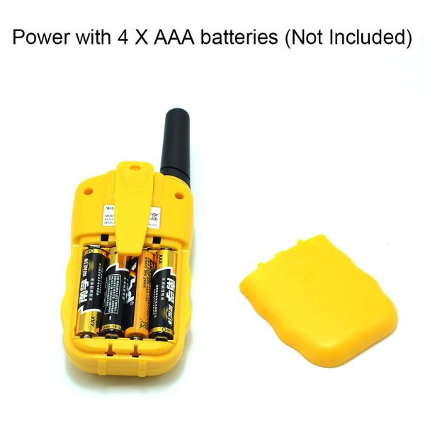 2PCS T-388 Kids Walkie Talkie Travel Handheld Kids Portable 3 Miles Range 22 Channels - Image 11